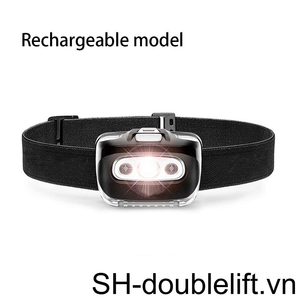 Đèn Pin Đeo Trán Mini IPX5 Chống Thấm Nước 220lm 5W Có Thể Điều Chỉnh Độ Sáng