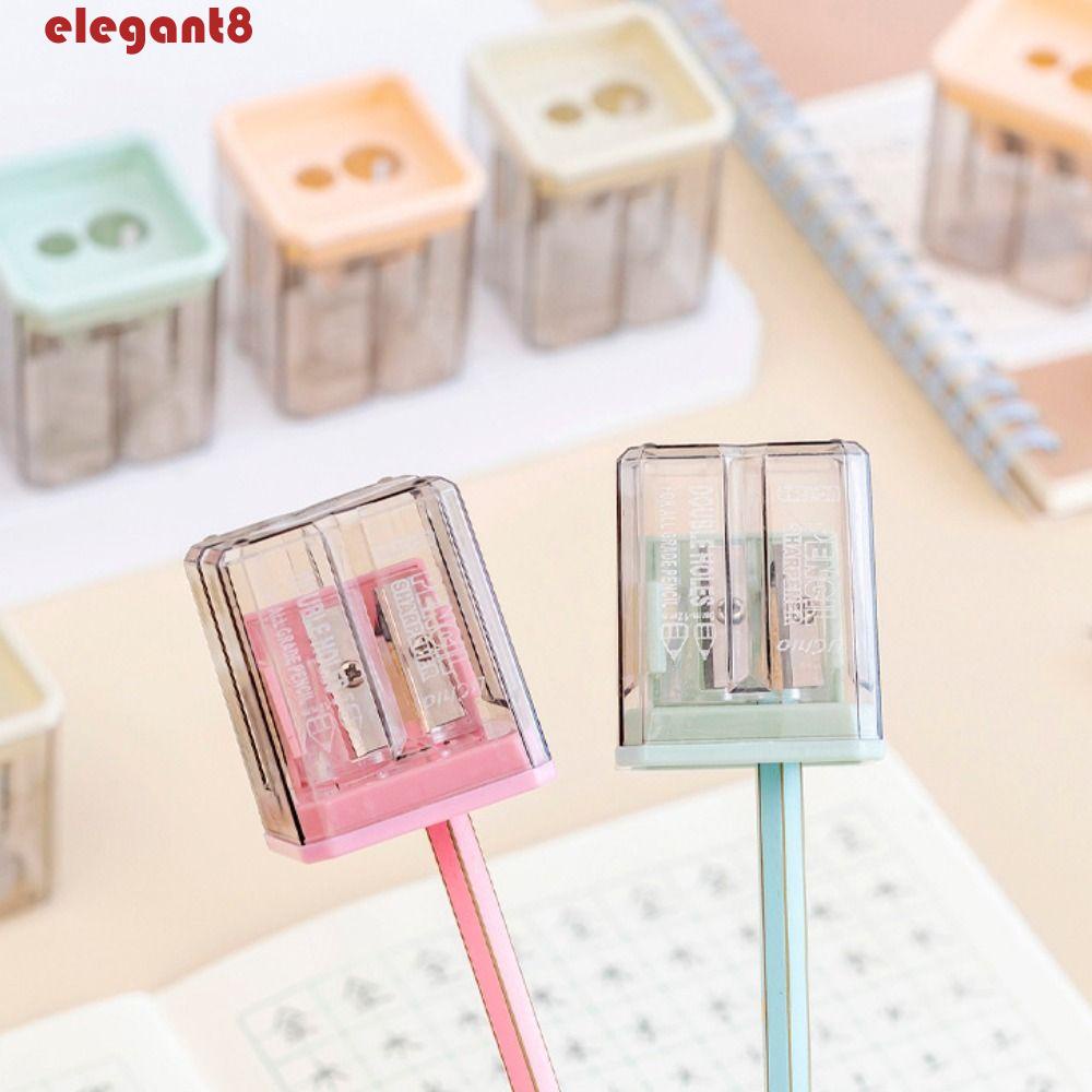 Gọt Bút Chì 2 Lỗ Thiết Kế Trong Suốt Họa Tiết Hoạt Hình Dễ Thương Dành Cho Bé