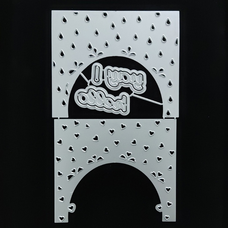 Khuôn Cắt Giấy Kim Loại Trang Trí Thẻ Scrapbook