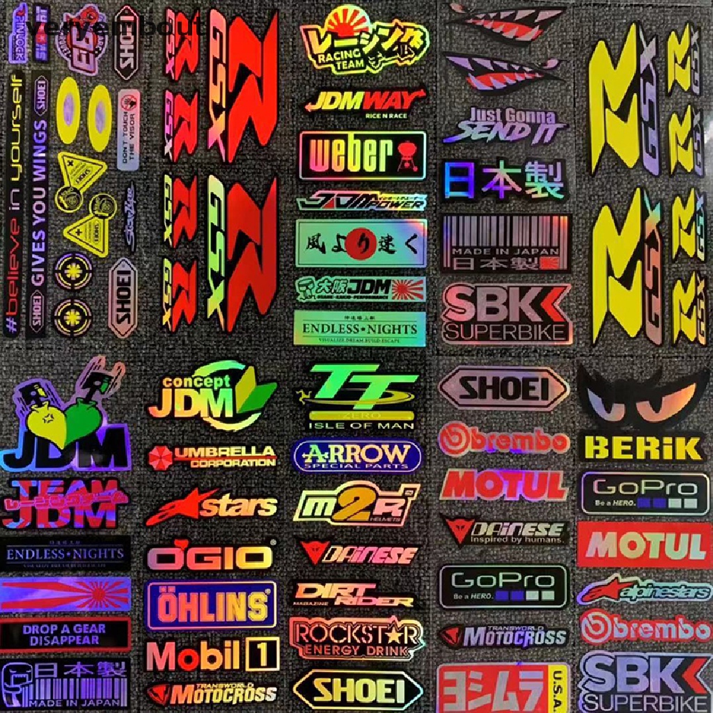 Miếng Dán Laser Chống Thấm Nước Trang Trí Xe Hơi Xe Máy