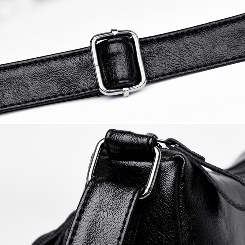 Túi Xách Da PU Cỡ Lớn Thiết Kế Đơn Giản Thời Trang Cho Phụ Nữ Trung Niên