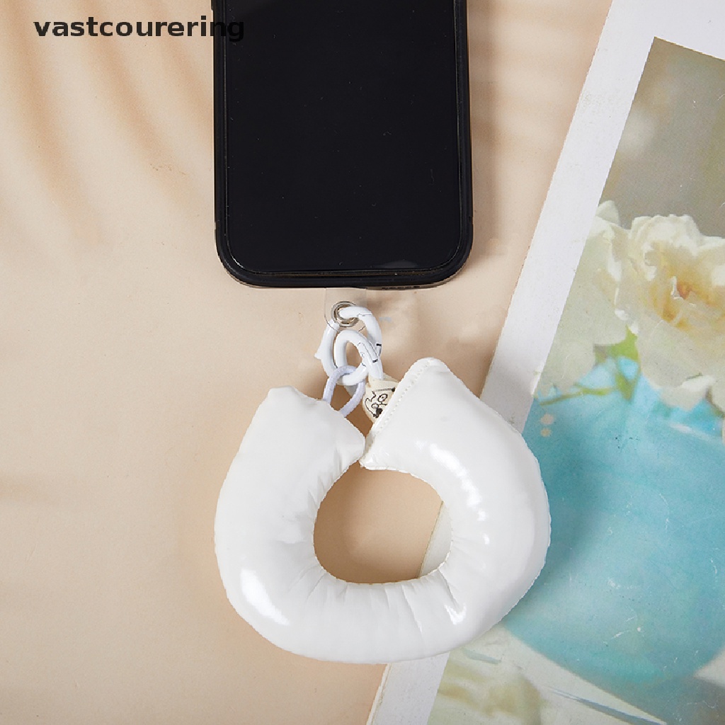 Vast Vòng Tay Da Bóng Dạng Phao Nổi Hình Quả Chuối Màu Kẹo Ngọt Có Dây Đeo Chống Thất Lạc Trang Sức Cho Nữ EN