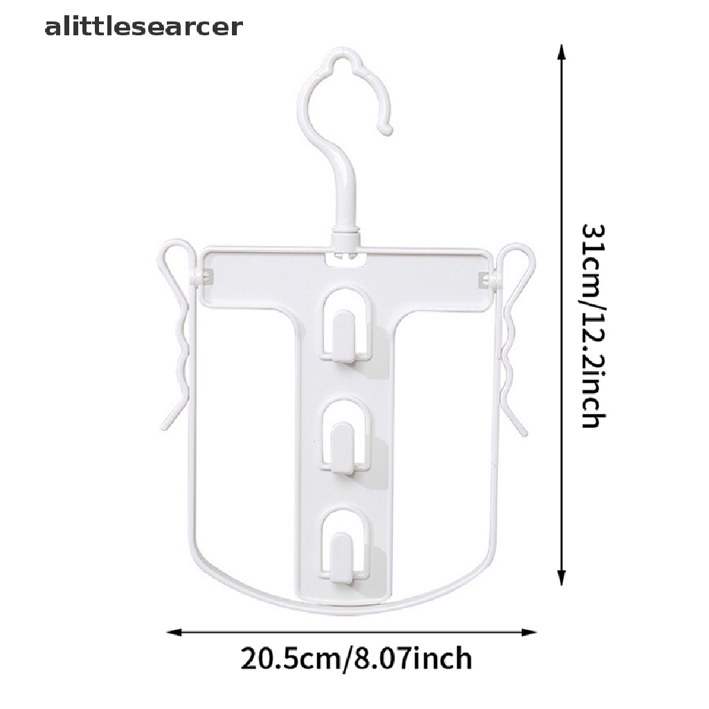 Móc Nhựa Treo Quần Áo Có Kẹp Xoay 360 Độ Tiện Dụng° Áo Hoodie Cổ Lọ Thời Trang Cá Tính