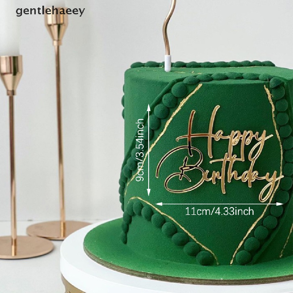 1 Que Cắm Trang Trí Bánh Sinh Nhật / Cupcake Lấp Lánh