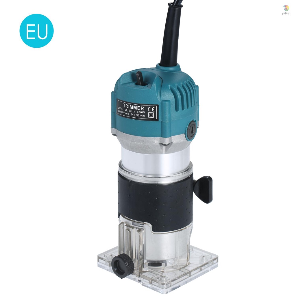 Bộ Định Tuyến Gỗ 220V 800W 30000r / Phút Với Đế Trong Suốt Bằng Nhôm Chuyên Dụng