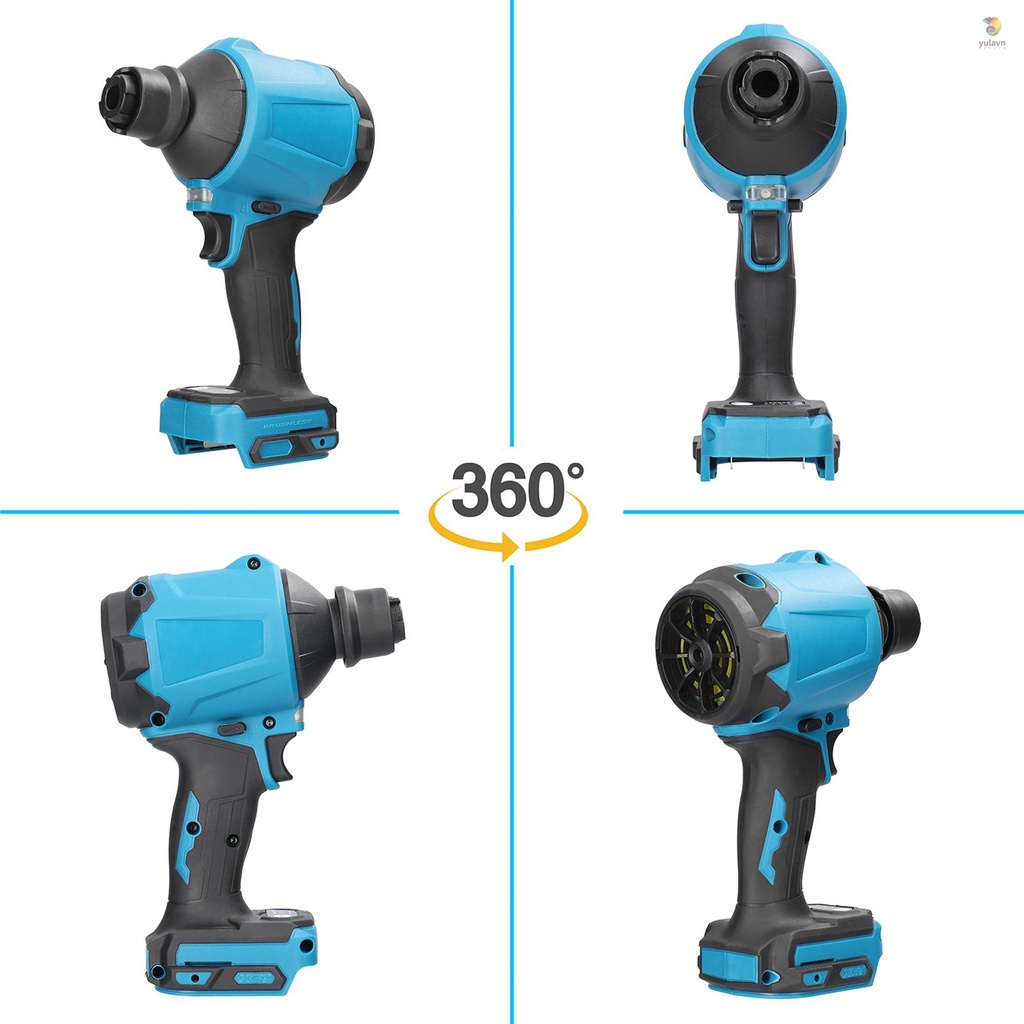 MAKITA Quạt Thổi Bụi Chạy Điện Không Dây Chạy Pin Lithium Có Thể Sạc Lại Tiện Dụng