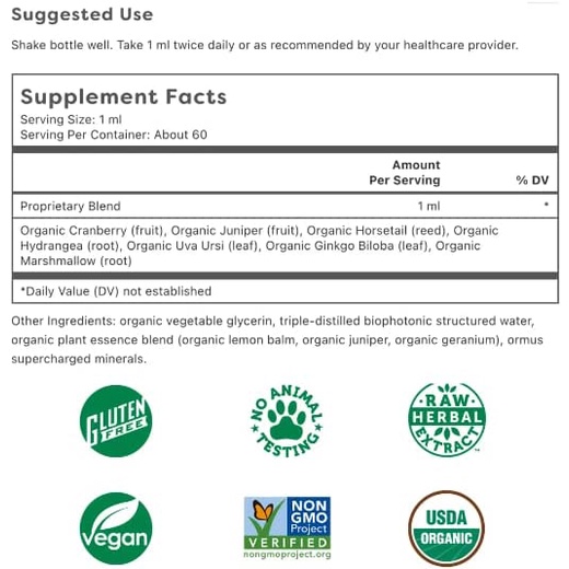 Thải độc thận, giảm sỏi thận/ gout Liver Health Global Healing 60ml