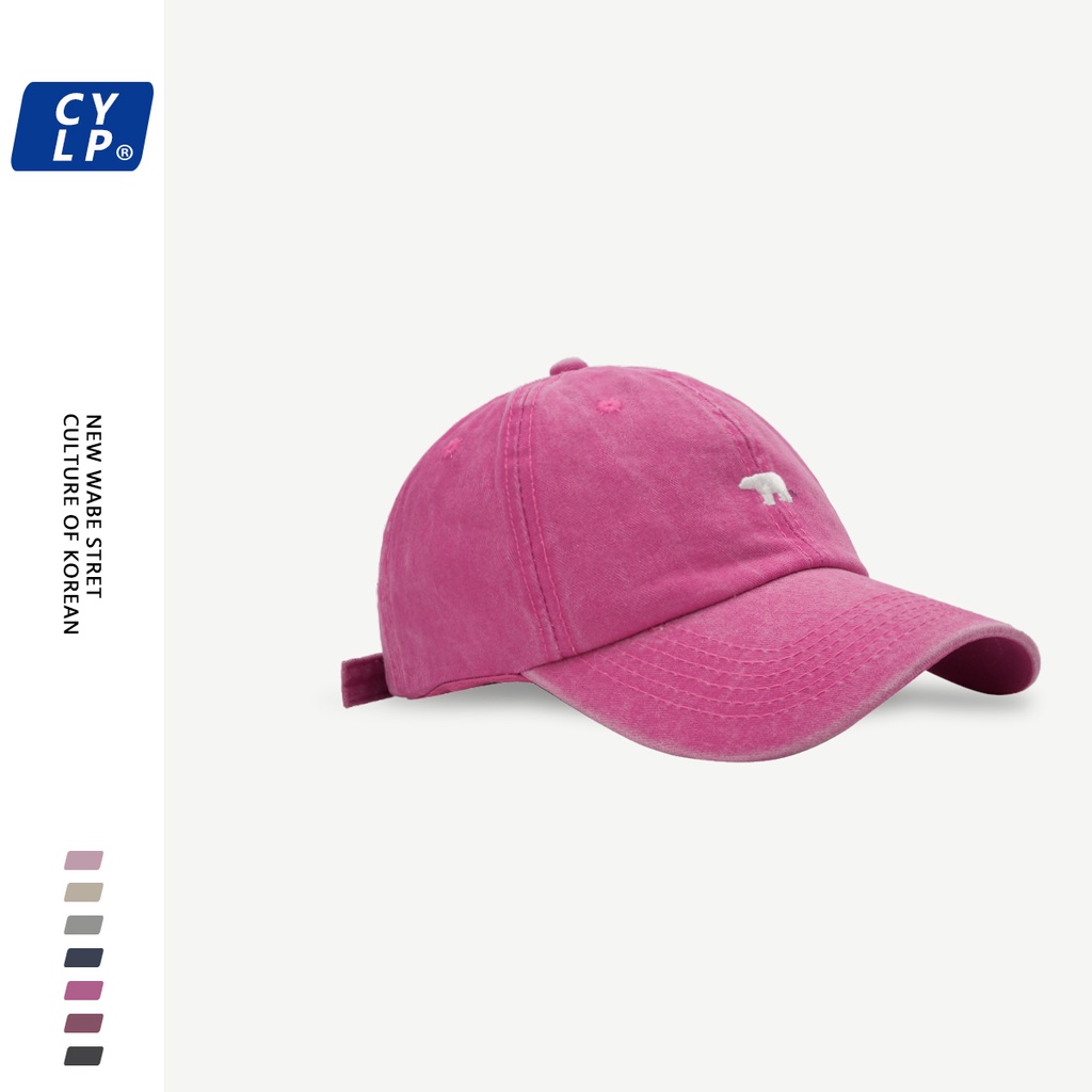 Mũ Lưỡi Trai Thêu Hình Gấu Bắc Cực Thời Trang Hàn Quốc Dành Cho Nam Nữ