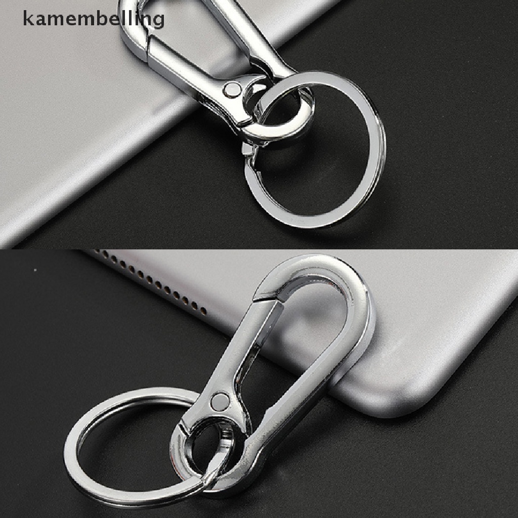 Móc Khóa Đeo Thắt Lưng Bằng Thép Không Gỉ Chống Thất Lạc Cho Nam