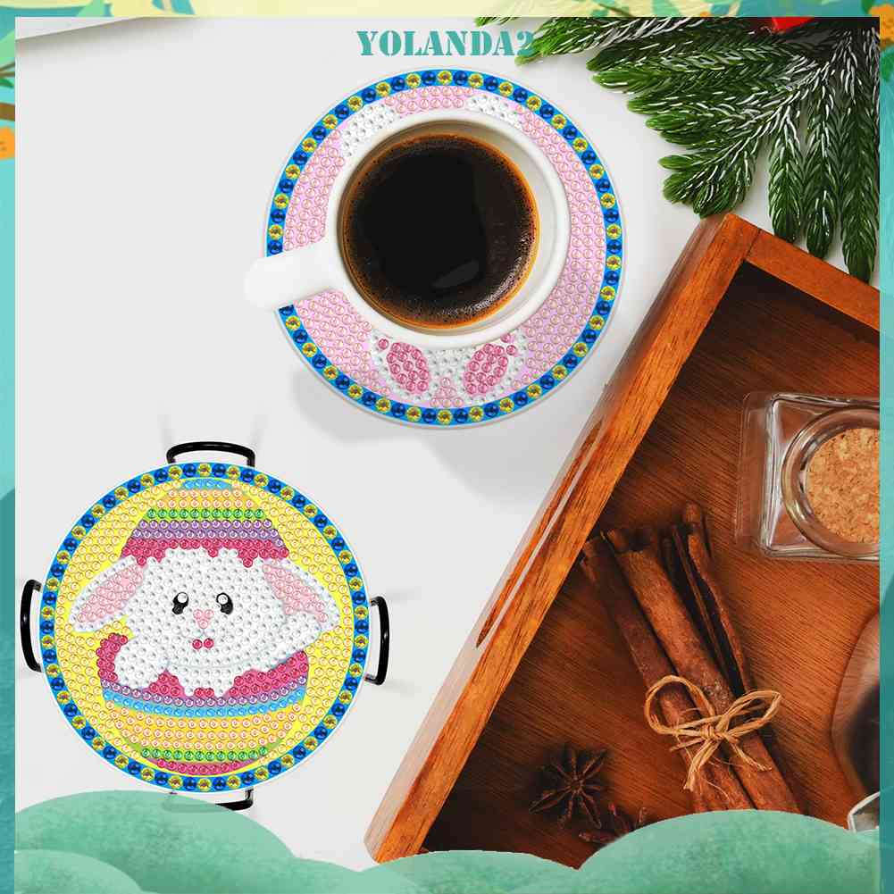 Đế Lót Ly Pha Lê Có Thể Tái Sử Dụng Kèm Giá Đỡ Tiện Lợi Sự Bảo Vệ