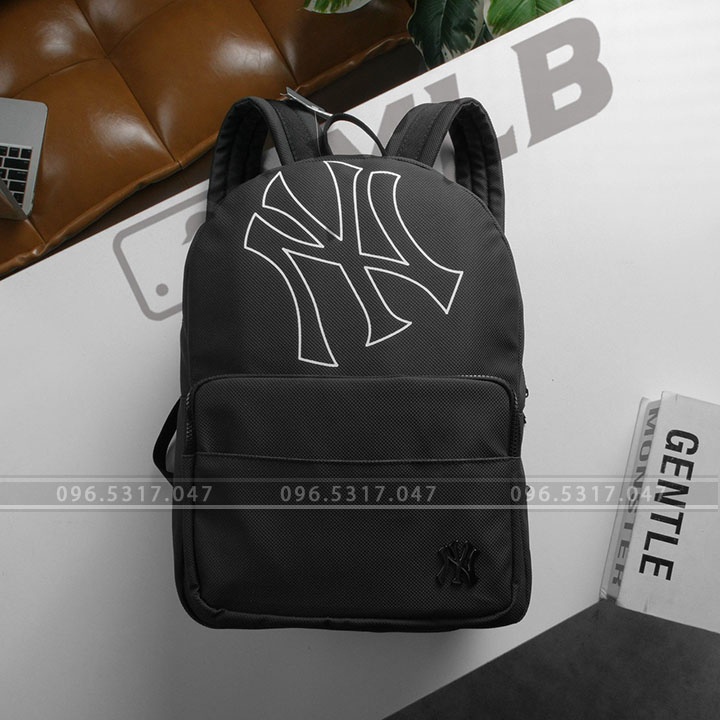 [HOT] Balo Cao Cấp MLB NY, Hàng Nhập Đầy Đủ Tem, Dây Đeo Có Đệm Chất Vải Dày