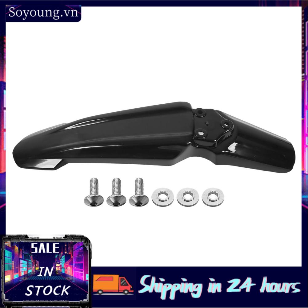 Soyoung Dirt Bike Front Fender Heat Resistant Smooth Surface Wheel  Guard Shockproof for Electric