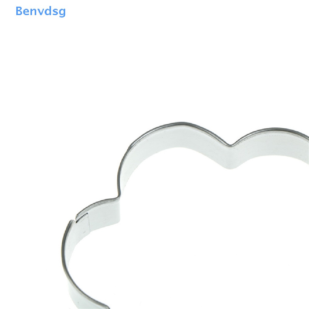 Bộ 5 Khuôn Cắt Bánh Quy Bằng Thép Không Gỉ Hình Bông Hoa