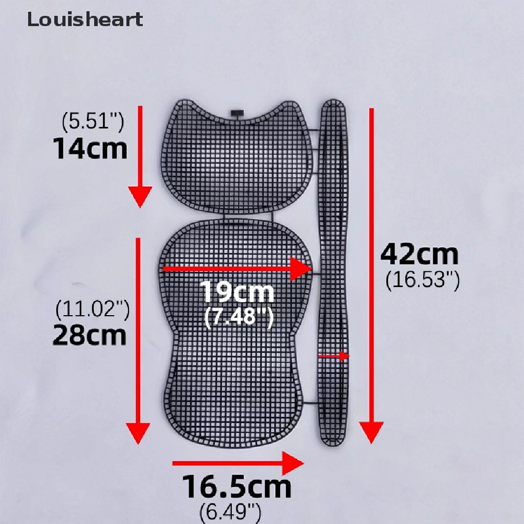 Louisheart Túi Lưới Nhựa Lót Vùng Dưới Cánh Tay DIY