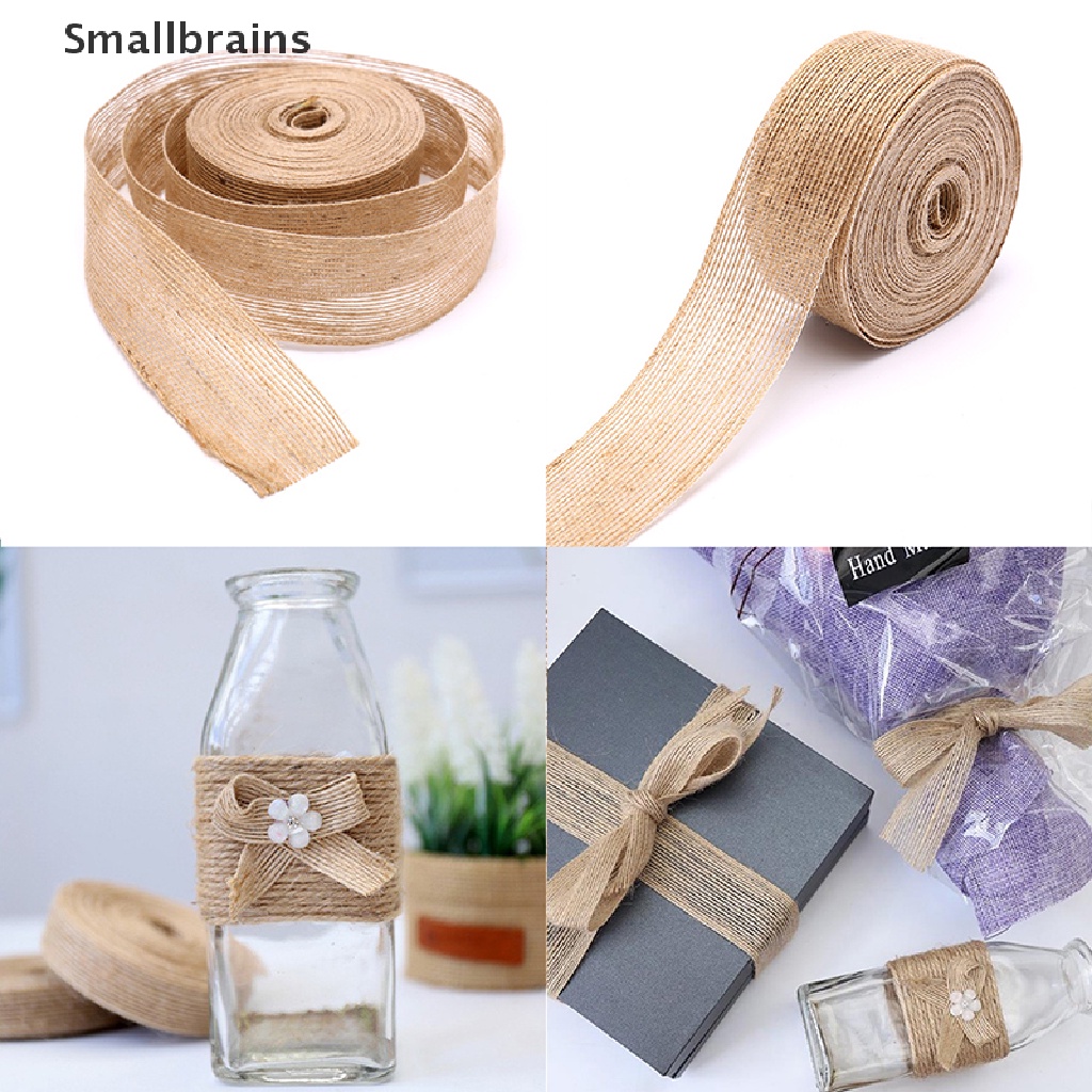 Cuộn Dây Ruy Băng 10M Bằng Vải Bố Tự Nhiên Phong Cách Vintage Trang Trí Tiệc Cưới Bộ Đồ Bơi Thiết Kế Dễ Thương Cá Tính