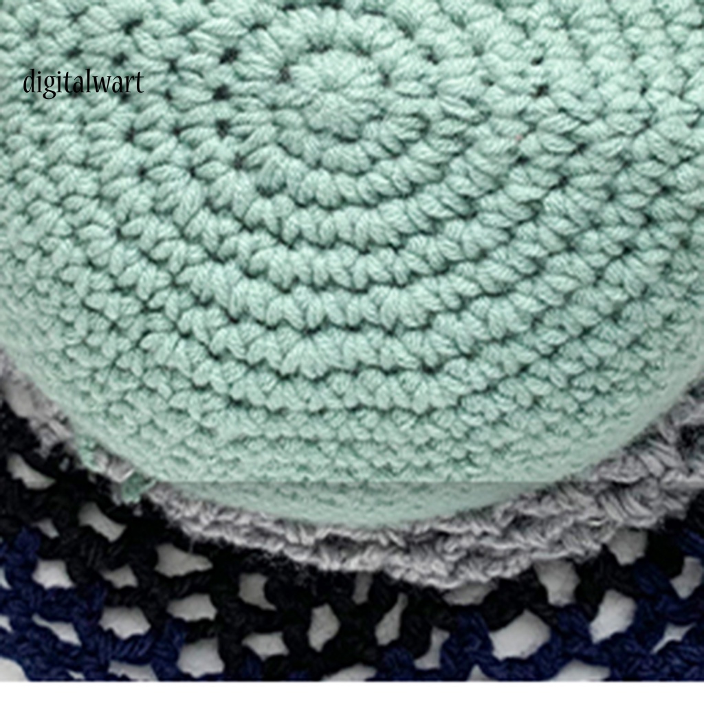 Kỹ Thuật Số| Mũ Bucket Dệt Kim Vành Tròn Màu Sắc Thời Trang Cho Nữ