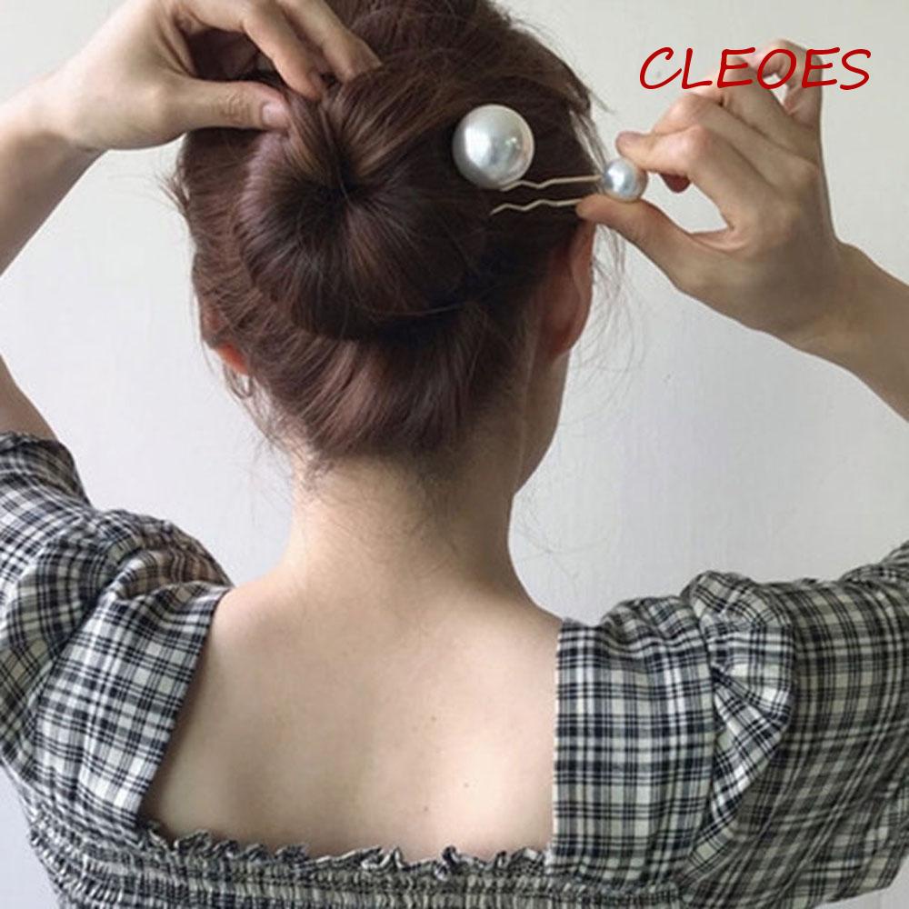 Trâm Cài Tóc Kim Loại Hình Chữ U Phong Cách Vintage Cho Nữ