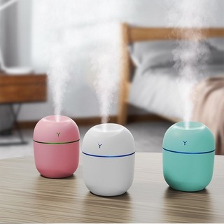 Máy khuếch tán tinh dầu tạo độ ẩm không khí mini 220ml có đèn led ban đêm
