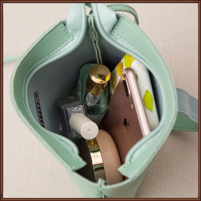 Túi Da Pu Đeo Chéo Mini Đựng Điện Thoại Thiết Kế Đơn Giản Cho Nữ