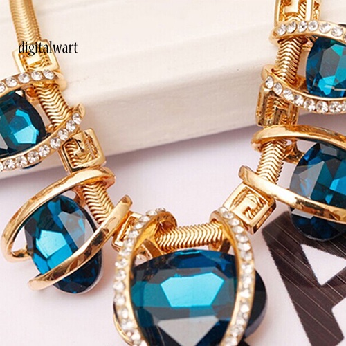 Kỹ Thuật Số| Vòng cổ HợP Kim ĐíNh Đá LấP LáNh ThờI Trang