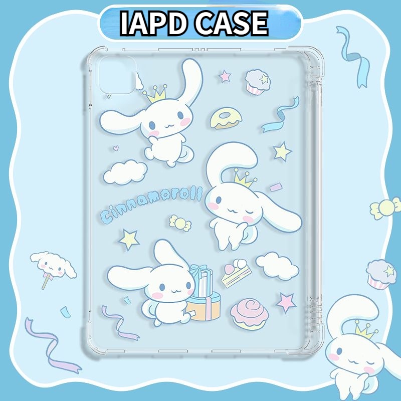 Ốp Máy Tính Bảng Trong Suốt Hình Chú Chó Dễ Thương Cho iPad Air4 / Air5 10.9 Pro11 Gen7 Gen8 Gen9 10.2 Gen5 Gen6 9.7 mini6