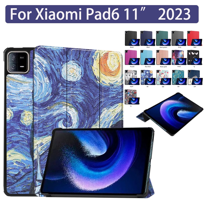 Ốp Máy Tính Bảng Cứng Ba Nhám Có Chức Năng Ngủ Tự Động Cho Xiaomi Pad 6 11-inch 2023