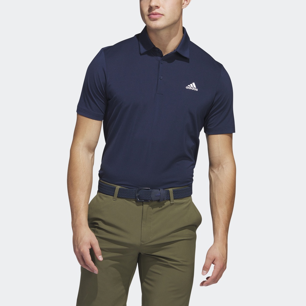 Adidas Đánh gôn Áo Polo Trơn Logo Ngực Trái Ultimate365 Nam Màu xanh da trời HR9042