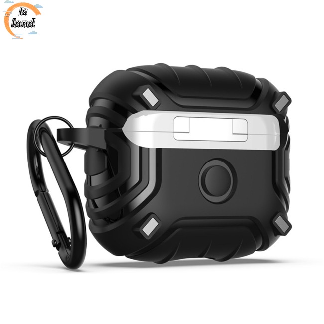 Vỏ Bảo Vệ Hộp Sạc Tai Nghe Airpods3 Có Móc Khóa Nam Châm