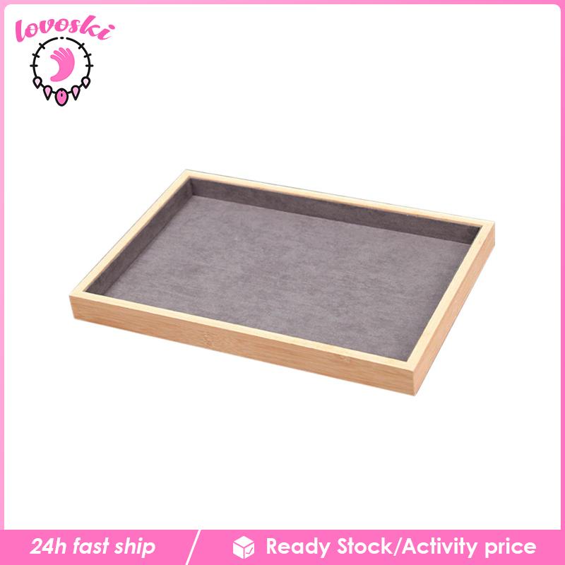 Khay Gỗ Trưng Bày Trang Sức Tiện Dụng Giá Đỡ