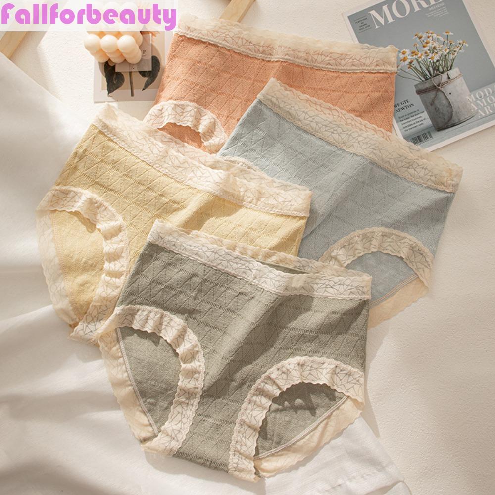 Quần Lót Mỏng Lưng Cao Màu Trơn Thoáng Khí Phong Cách Hàn Quốc Cho Nữ