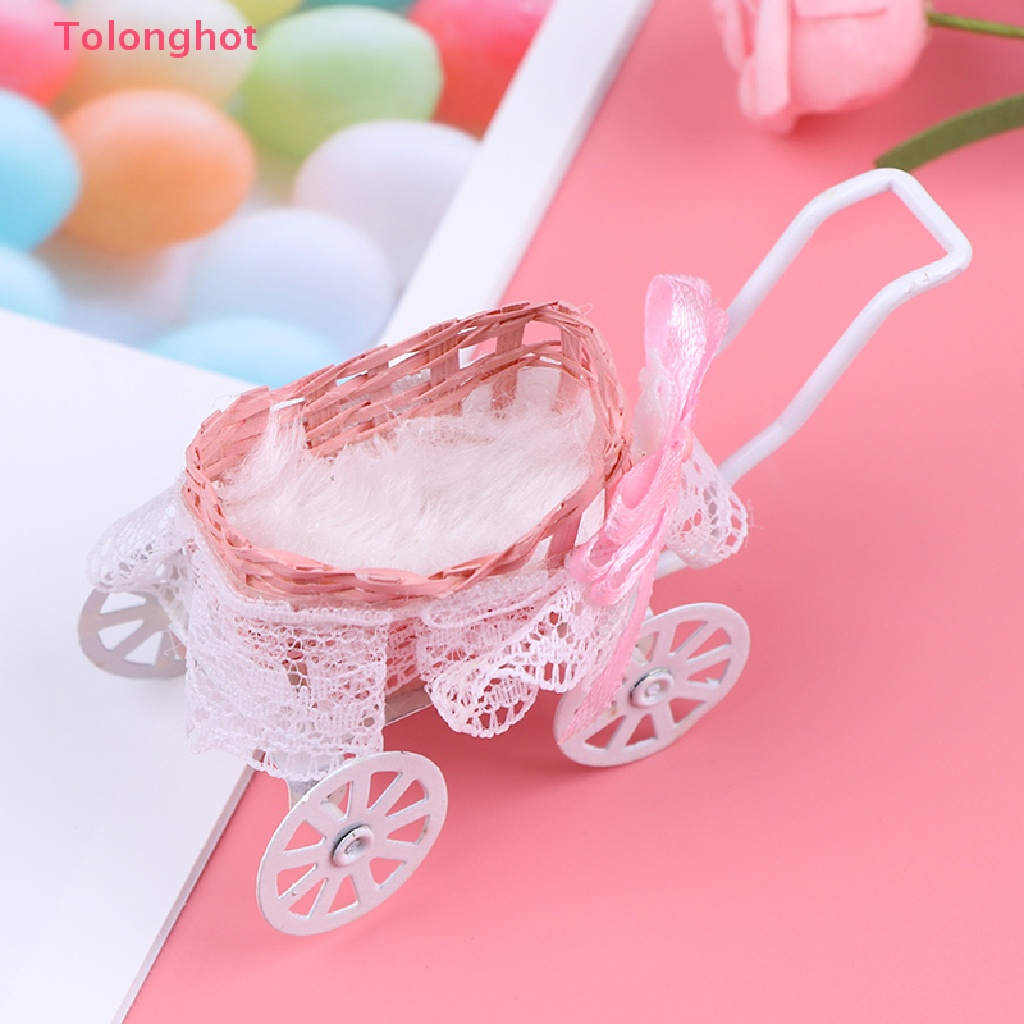 1 Mô Hình Xe Ngựa Gỗ Mini Tỉ Lệ 1: 12 Trang Trí Nhà Búp Bê