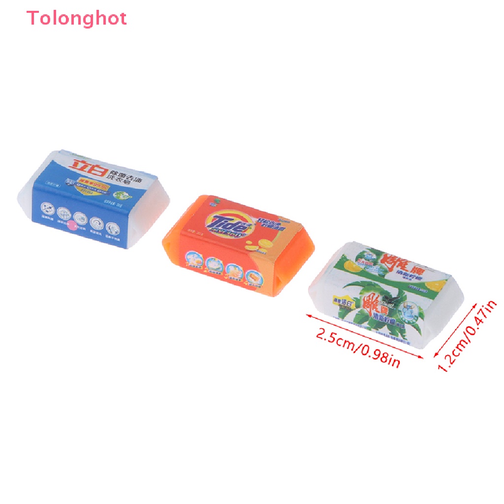 Set 5 Xà Phòng Mini Tỉ Lệ 1: 6 Trang Trí Nhà Búp Bê