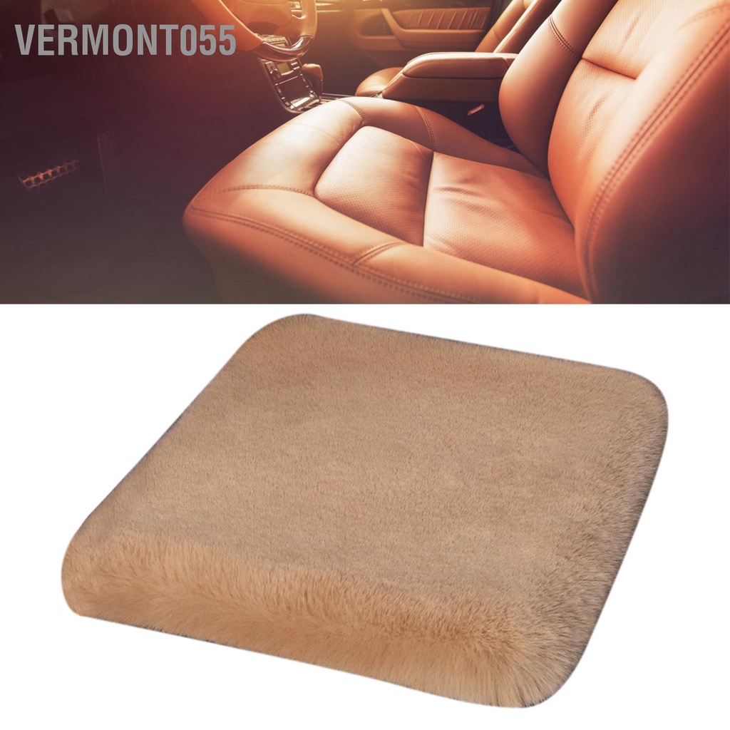 Vermont055 Đệm Ghế Ô Tô Dày Mùa Đông Sang Trọng Vuông Ấm Nội Thất Thảm Phụ Kiện