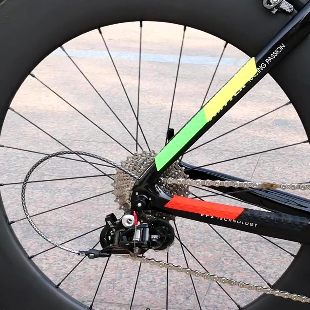 [MAPD] 5 Miếng Dán Khung Xe Đạp Bền Bỉ Chống Thấm Nước Với Họa Tiết Hình Thoi Nhập Khẩu