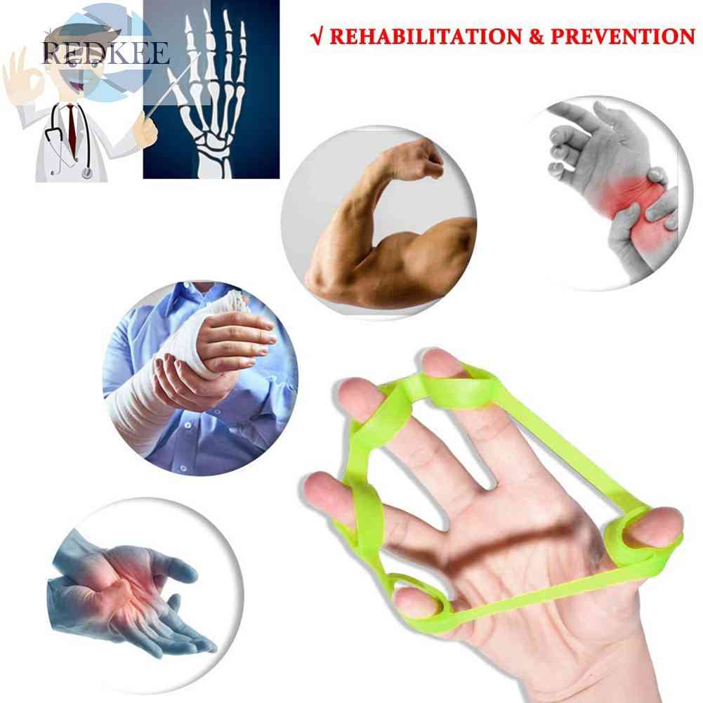 Dụng Cụ Nới Rộng Ngón Tay 5 Ngón Bằng Silicone Di Động Hỗ Trợ Luyện Tập Gym