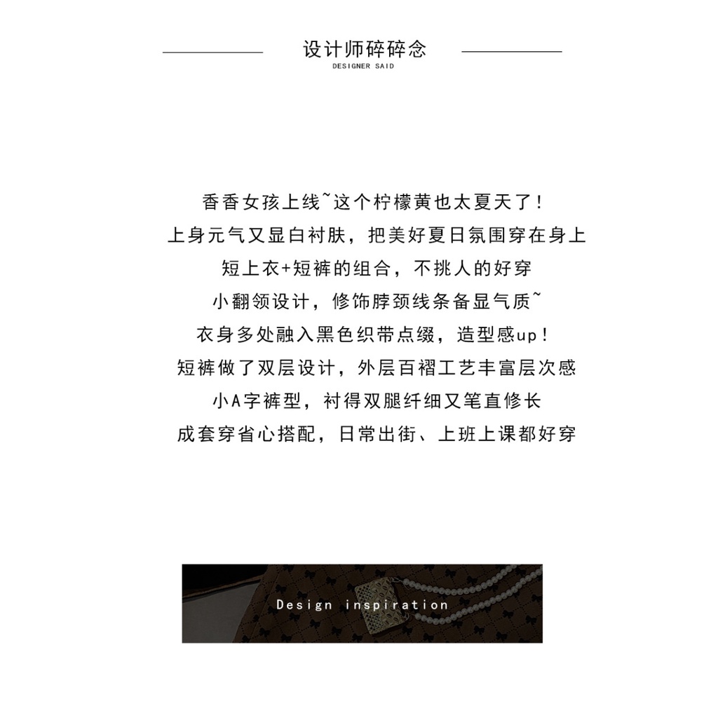 Set Đồ Thời Trang Mùa Hè 2023 Gồm Quần Short + Áo Tay Ngắn Phong Cách Mới Cho Nữ