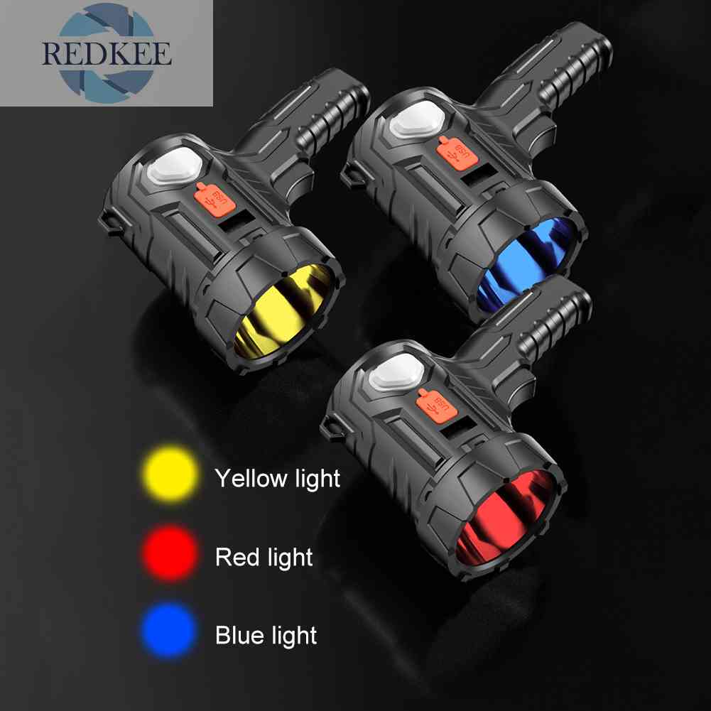 Đèn Pin LED 350lm 6 Chế Độ Sáng, Chống Thấm Nước, Sạc USB Loại C