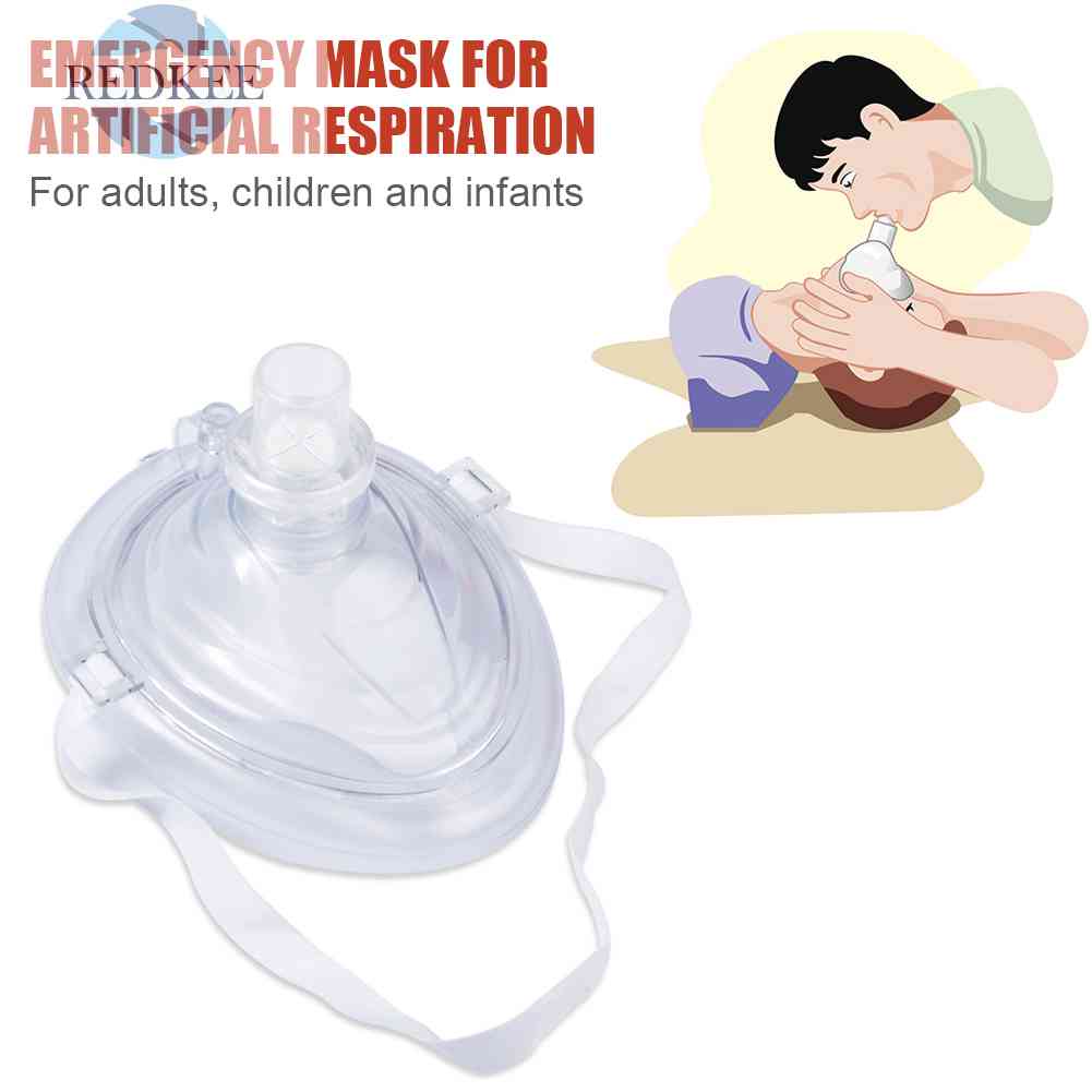 Mặt Nạ Thở CPR Có Van Thở Nhân Tạo Một Chiều Có Thể Tái Sử Dụng