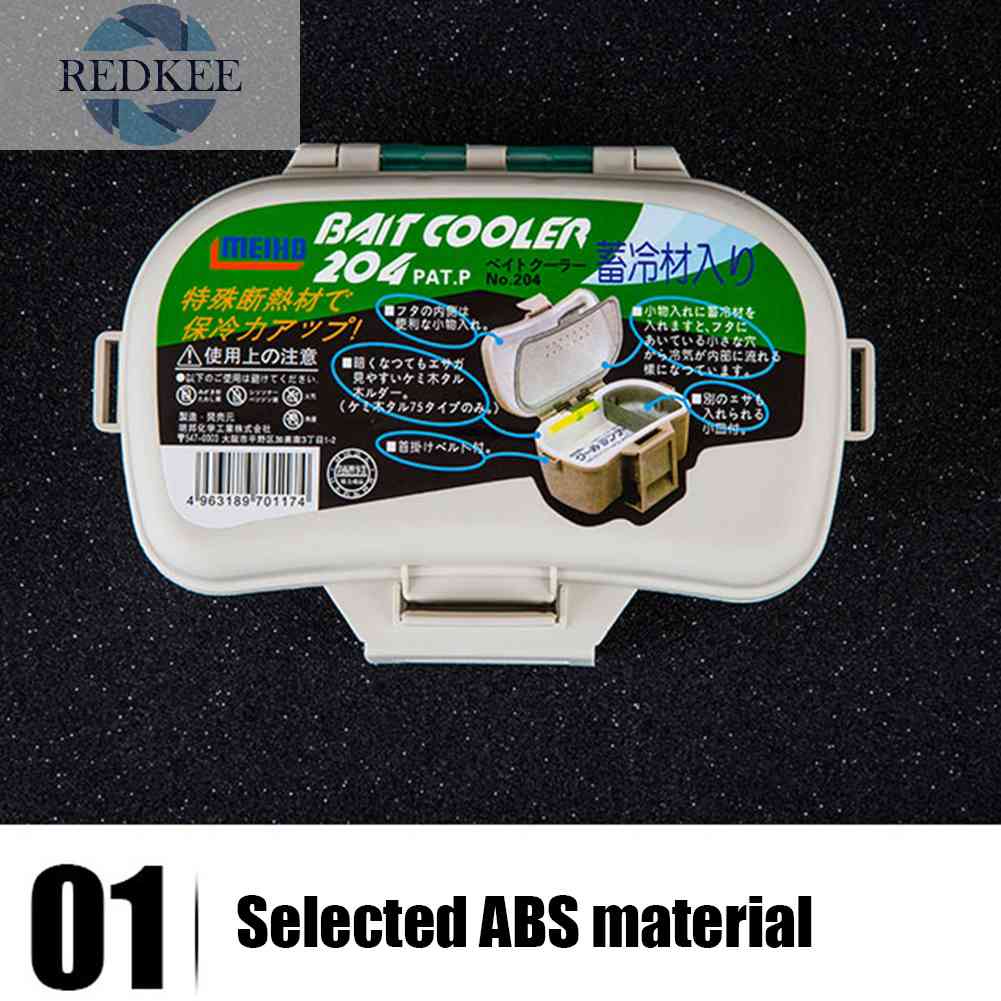 Hộp Đựng Mồi Câu Cá Hai Tầng Kèm Nhíp Gắp Tiện Dụng