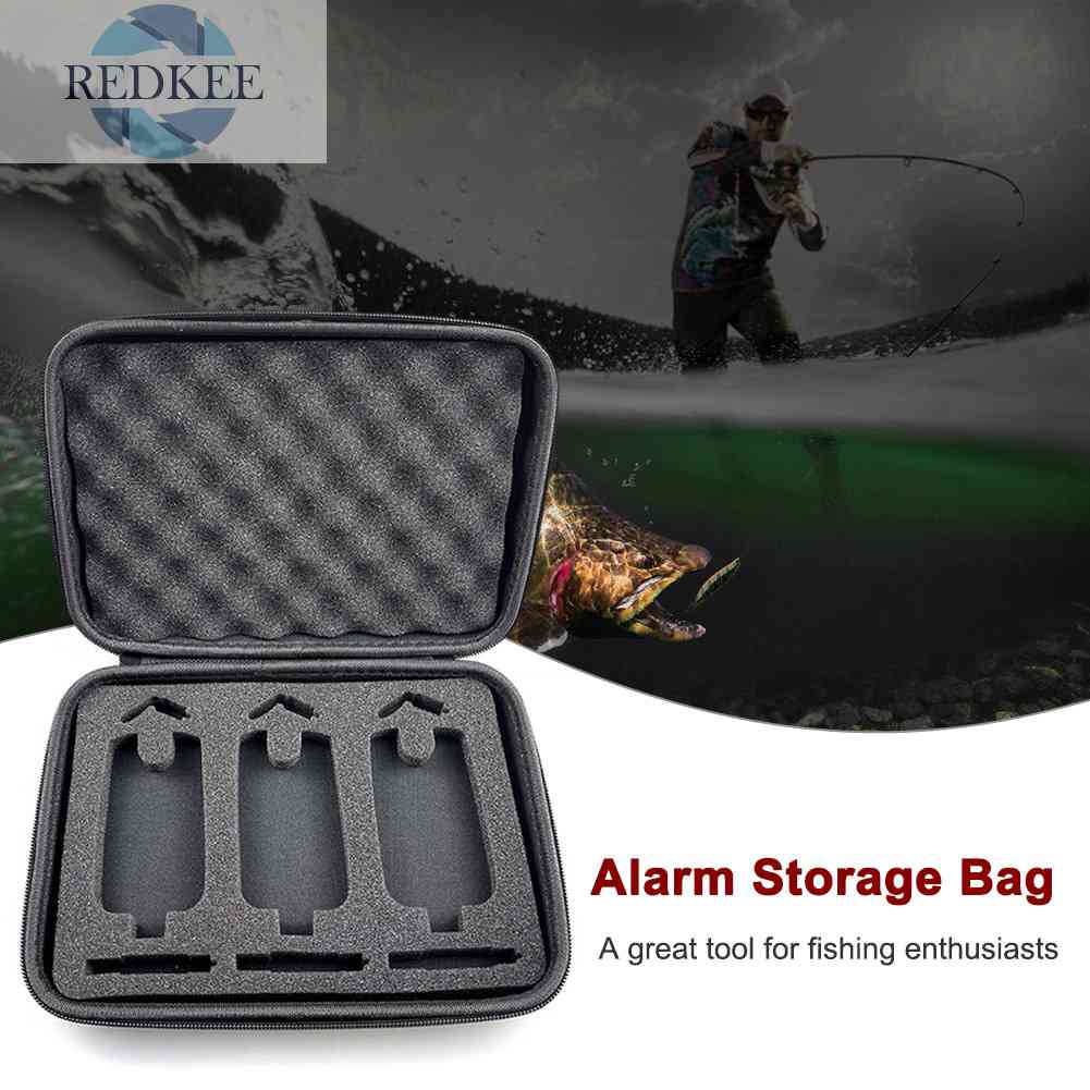 Hộp Đựng Báo Cá Cắn Câu Có Khóa Kéo 9.8x6.9x2.2in