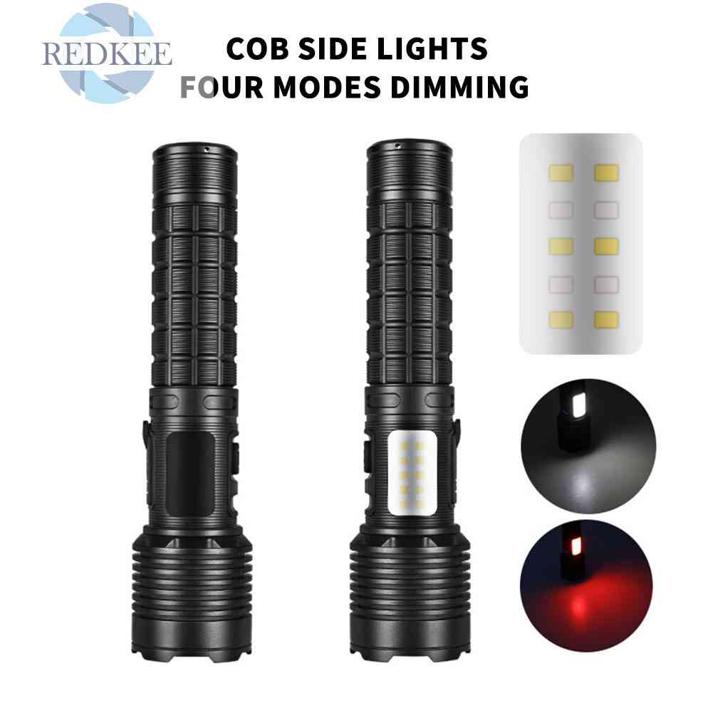 Đèn Pin XHP50 LED 1000lm Chống Thấm Nước Tiện Dụng Cho Cắm Trại Leo Núi