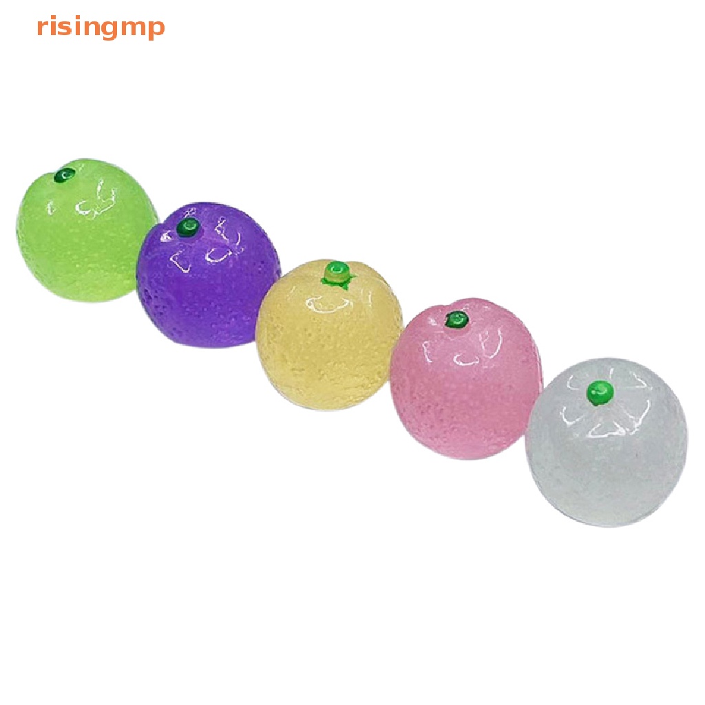 Set 5 Quả Cam Mini Bằng Nhựa Dạ Quang Dùng Trang Trí DIY