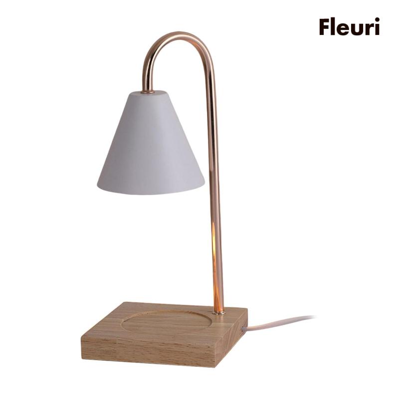 [Fleurir] Đèn Nến Sưởi Ấm Bằng Điện Hẹn Giờ Nấu Tan Chảy Nến Trang Trí Phòng Khách Làm Quà Sinh Nhật