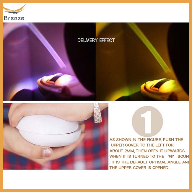 Đèn Led Chiếu Cầu Vồng 3 Chế Độ Sáng Ban Đêm Cho Phòng Ngủ Trẻ Em