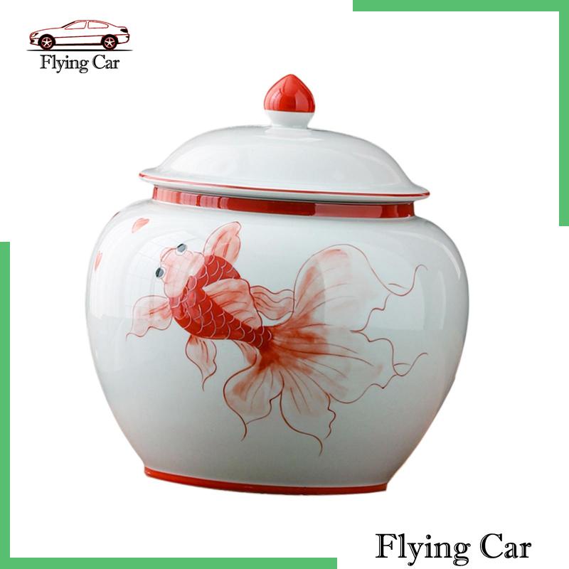 Lọ Gốm Đựng Trà / Gừng Truyền Thống Thủ Công Lzdjfmy2