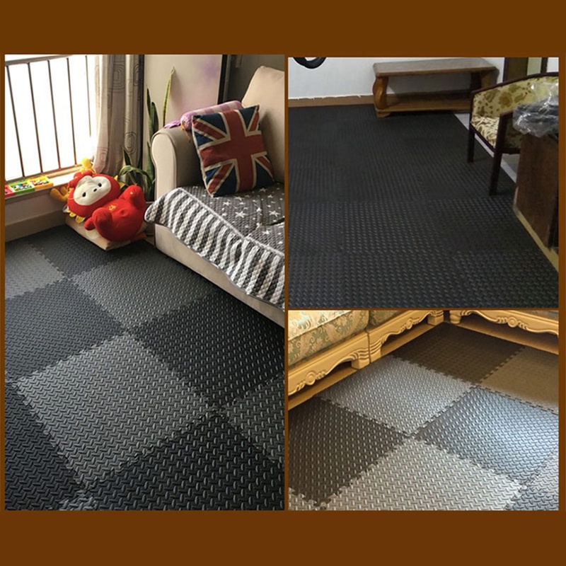 Set 10 Tấm Thảm Xốp Ghép Lót Sàn Phòng Khách Cho Bé Tập Bò