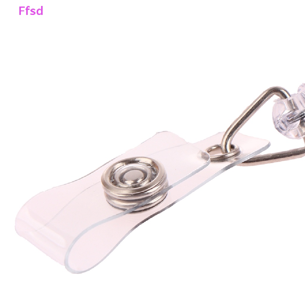 Kẹp ID / Huy Hiệu Y Tá Trong Suốt Xoay 360 Độ Tiện Dụng