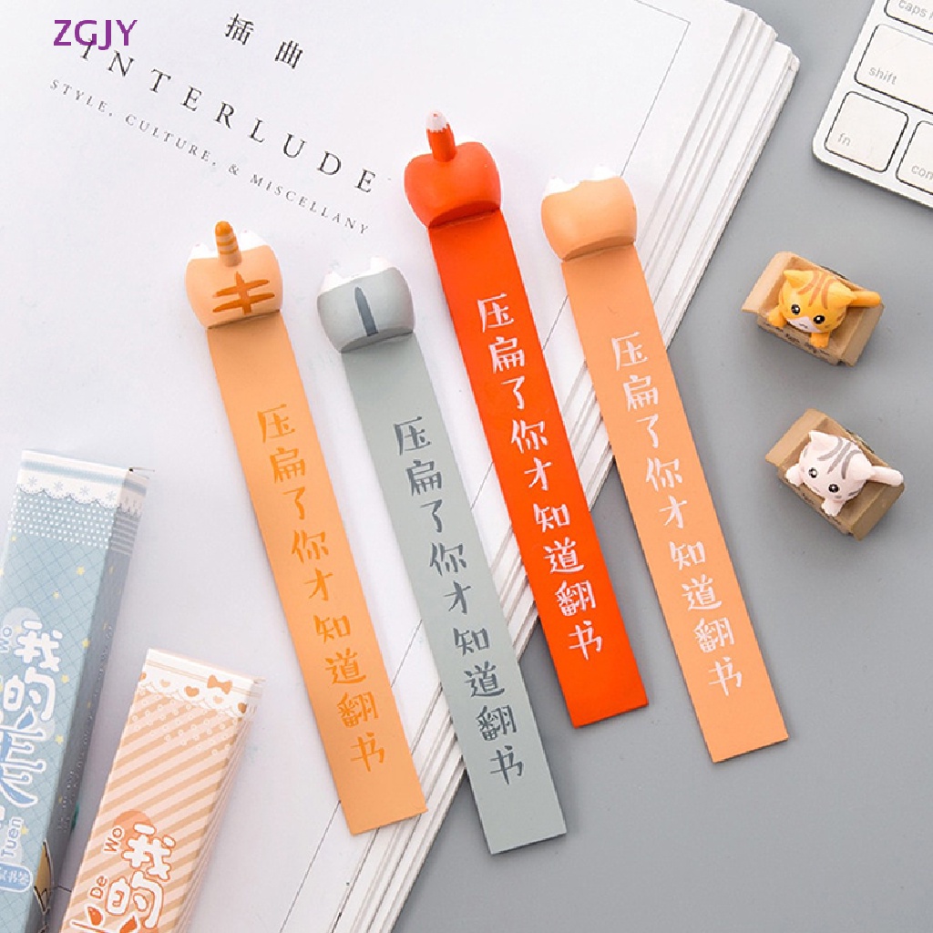 Thẻ Đánh Dấu Trang Sách Hình Thú Cưng / Chuột Hamster / Mèo / Cáo Sáng Tạo Mới Lạ Dùng Làm Quà Tặng Trường Học