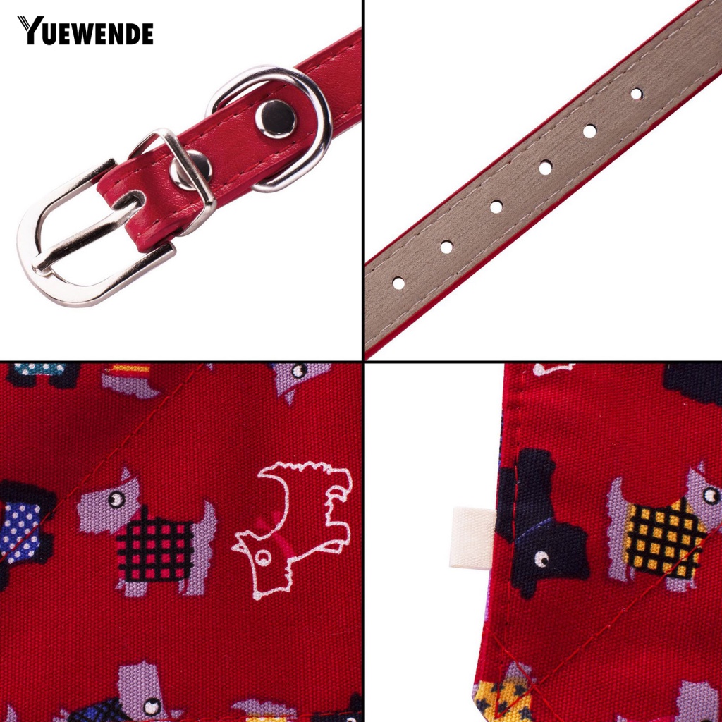 Yếm Tam Giác Siêu Nhẹ In Họa Tiết Tinh Tế Tiện Dụng Cho Thú Cưng