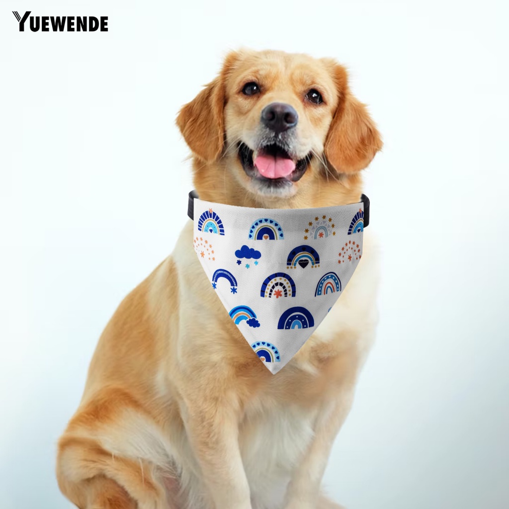 Ye.b Vòng Cổ Yếm Mềm Mại Mùa Hè Unisex Cho Thú Cưng